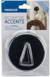 Panacea 36220 Magnetic Wreath Hanger, Black, 2.75" dia. each