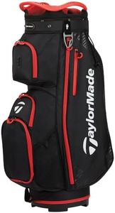 TaylorMade 2023 Pro Cart Bag (Negro/Rojo)