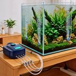 Sobo SB-948 Air Pump for Aquarium Fish Tank with Free Airtube and Air Stone | 4 Outlet | Power : 8W | Output : 4 * 3L/min | Pressure : 0.02Mpa