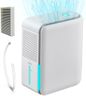 3 in 1 Dehumidifier, Humidifier & Air Filtration & aroma diffuser combo - 39Oz, Auto Humidity Control,Quiet, 27db，multifuctional colorful mist,for Bedroom/bathroom/home/basement/RV(350 sq.ft)