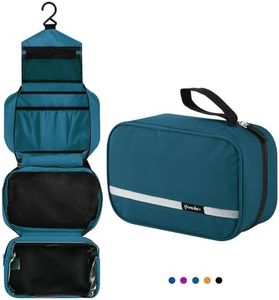 homchen Neceser de viaje colgante, impermeable, plegable, portátil, bolsa de cosméticos, bolsa de lavado para hombres y mujeres, Egreen, M, Modelo