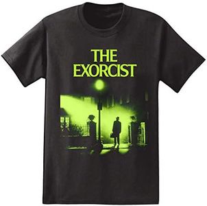 The Exorcist Men's Movie T-Shirt Vintage Movie Shirt - Horror Tee (Black, Small)