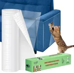 Anti Cat Scratch Furniture Protector Clear: TOOSOFt Thicken Vinyl 196.9"x16.5" Couch Protector from Cat Claws - Single Sided Sticky Flexible Cat Tape for Furniture, for Couch Corner Door Walls Bed