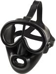 IST M37 PEGASUS Full Face Mask for Commercial Scuba Diving, Low Volume Gear with Octo Attachment (Black Silicone)