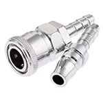 RespiKart® Uxcell SH20 + PH20 Pneumatic Fittings Air Line Hose Compressor Connector Quick Release Coupler Air Line Fittings for 8mm(Inner Diameter)