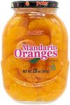 MW Polar Mandarin Oranges in Light Syrup, glass jar 20oz (Pack of 6)