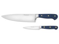 Wüsthof Classic Knife Set with Chef's Knife and paring Knife, Wild Blueberry (Blue)
