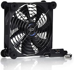 SCCCF Quiet 140mm USB Fan, 5V USB Portable Cooling Fan for Flat Panel TV Receiver Router DVR PlayStation Xbox Computer Cabinet Cooler