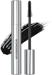 Wonderskin Mascara - Black Mascara for Volume, Length, and Curl - Lengthening, Volumizing & Smudge Proof Lash Makeup