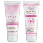 Vigini Natural Lubrication Lubricating Lube Lubricant Water Based Gel Non Staining Washable Female 100g | Lightening Brightening Intimate Feminine Hygiene Vaginal Wash Girls Women 100g