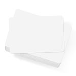 OFFCUP Postcard Paper Cardstock, 54pcs A6 Blank Message Paper, 250gsm 4x6” White Blank Post Cards (Both Sides Blank) Index Cards Set Blank for DIY, Printable Postcards Set, Round Corners