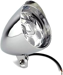 5 3/4 inch Bullet headlight Motorcycle LED Visor Top 10mm Tri Bar 5.75" For Harley Sportster Dyna Softail Bobber Chopper Custom
