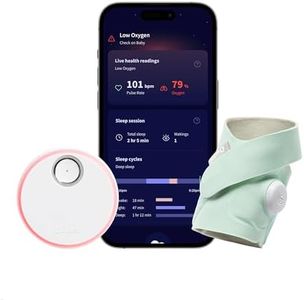 Owlet Dream Sock® - Smart Baby Monitor - Track Live Pulse (Heart) Rate, Oxygen in Infants - Mint