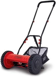 Scheppach Spindelmäher SPM300 Handrasenmäher mit 30cm Schnittbreite | Rasenmäher für Flächen bis zu 150qm² | Schnitthöhenverstellung 15 – 35 mm | Fangbox Volumen 15,2 L | emissionsfrei & geräuscharm