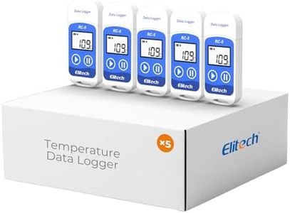 Elitech RC-5 USB Temperature Data Logger Recorder 32000 Points High Accuracy (5 Pack)