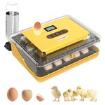 Devopet Incubators for Hatching Eggs, 25 Eggs Incubator with Automatic Egg Turning and Humidity Control, Egg Candler, Auto Water Replenishment, Chicken, Duck, Goose and Quail Automatic Egg Incubator