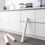 Self Adhesive White Wallpaper 60x300cm Sticky Back Plastic Roll Peel and Stick Wallpaper Skin Touch Feeling Vinyl Thicken Waterproof Matte Contact Paper Covering Removable Film for Wall and Furniture