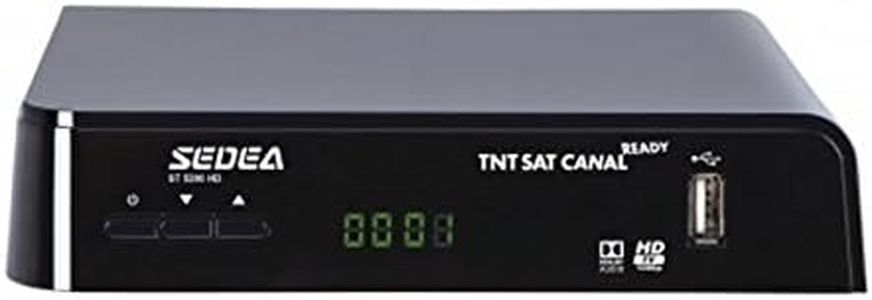 DECODEUR RECEPTEUR TNT TNTSAT SATELLITE ENREGISTREUR NUMERIQUE USB HDMI PERITEL