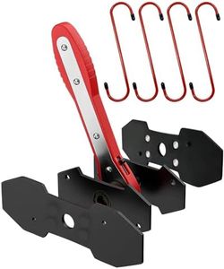 Witaxima Brake Caliper Compression Tool with Extra 2PCS Large Plates 1.57"-2.95" for Disc Brake Pad Spreader,Caliper Piston Compressor Tool with 4 Brake Caliper Hanger Hooks,Car Brake Repair Tool Red