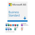 Microsoft 365 Business Standard for 1 User, 12-Month/1 year Subscription (Windows/Mac/iOS/Android)(Email delivery)