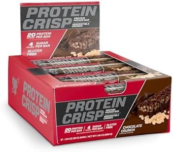 BSN Syntha-6 Protein Crisp Bar, Chocolate Crunch, 12 Count