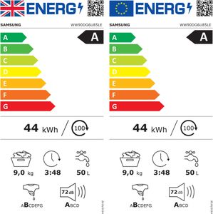 Samsung 9kg Series 6 Washing Machine – Front Load, White