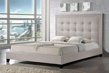 Baxton Studio Hirst Platform Bed, K