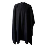 SMARTHAIR Professional Salon Cape Polyester Haircut Apron Barber Hairdressing Gown,54"x62",Black,C007001E-L