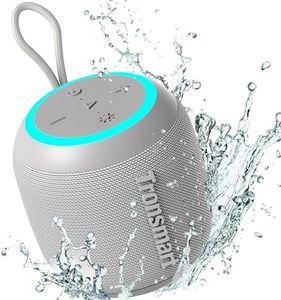 Tronsmart T7 Mini Enceinte Portable Bluetooth 5.3, 15 W, 18 Heures de Lecture, Son stéréo 360°, étanche IPX7, pour la Maison, l'extérieur, Les Voyages
