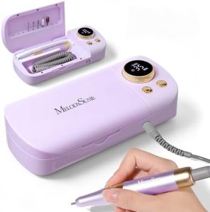 MelodySusie 2-in-1 Nail Drill SM330A 35000RPM with Built-in Storage Case