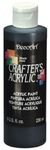 Deco Art Crafters Acrylics Paint, Black,236 ml (Pack of 1)