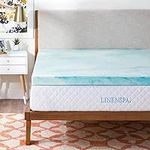 Linenspa 3 Inch Memory Foam Mattress Topper, Gel Swirl Memory Foam Twin, CertiPUR-US Certified