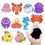 SUPINEEDO Fridge Magnet for Toddlers, Rubber Cute Animal Magnets for Baby,Refrigerator Magnets for Toddlers Educational Learning Toy Gift Whiteboard