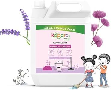 Koparo Natural Disinfectant Floor Cleaner Liquid | 5 Litres | Lavender & Geranium | Tile & Marble Cleaner | Eco-friendly, Organic & Non-Toxic | Skin Safe, Baby Safe & Pet Friendly