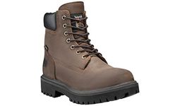 Timberland PRO Mens Direct Attach 6 Inch Waterproof Work Work Safety Shoes Casual - Brown, Brown Oiled Full Grain, 10.5