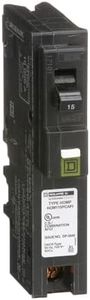 Square D - HOM115PCAFIC Homeline Circuit Breaker, 15-Amp, 120V, 1-Pole, CAFCI, Plug-On Neutral