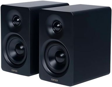 Edifier M60 Compact Desktop 2.0 Speakers 66W RMS, Compact Design, Bluetooth, High Resolution Audio, USB-C & AUX Inputs (Black)