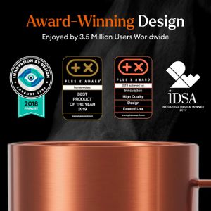 Ember Smart Mug 2 – 10oz Temperature Control Mug, Copper