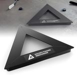 NUMAKY Hockey Training Equipment, Hockey Passer Rebounder, Portable 26" Triangle Trainer with Rubber Feet & Spikes, Heavy-Duty Steel for Passing & Stickhandling