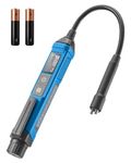 TESMEN TBF-200 Brake Fluid Tester with 8.5-Inch Corrosion Resistance Gooseneck Probe, High-Precision Brake fluid Tester Pen with Data Hold, 3 Colors Backlight Alarm for DOT3, DOT4, DOT5.1-Blue