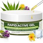 Potent Hemp Gel for Fast Relief - Targets Joint, Knee, Muscle & Back - Doctors & Athletes Recommended - Infused with Organic Arnica, Boswellia & 16 Botanical Extracts