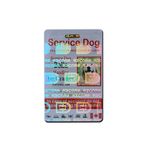 Holographic Service Dog ID Card, Service Dog ID Tag, Working Animal ID Tag