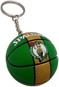 Generico Bola llavero compatible con NBA Celtics Basket Gadget Accesorios Idea Regalo Hombre Mujer Niño Colgante Creativo 3D, Verde, Talla única