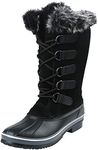 Northside Women's Kathmandu Waterproof Snow Boot, Licorice, 8