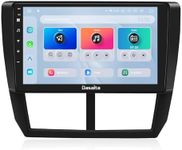 Dasaita Android 13 Car Stereo for Forester 3 Impreza 2007-2012 with Wireless Carplay & Android Auto, 9" Touch Screen Head Unit, 6G RAM 64G ROM Radio, GPS, Bluetooth 5.0, 5G WiFi/4G LTE, 1280 * 720P