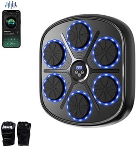Smart Music Boxing Machine for Adults and Kids, Wall-Mounted Interactive Trainer with LED Display, 9 Modes & 9 Speeds, Perfect for Home Fitness and Stress Relief