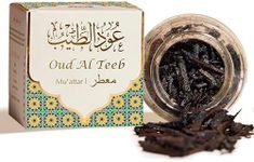 Oud Al Teeb Muattar Bakhoor by Dukhni | 1 jar X 40 Grams | Arabic Bakhoor Incense | Aromatic Wood Chips | Sweet Fruity Oud Blend | Perfect for Prayer Time | to Relax & Meditate