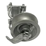 Single Rear Pipe Track Wheel for Chain Link Sliding Gates