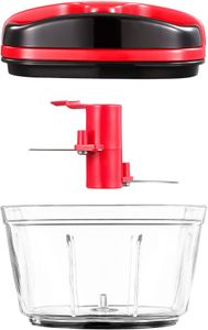 Geedel Manual Food Chopper – Hand Pull Vegetable & Onion Dicer, 200ml