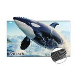 NexiGo 120-Inch Fresnel Projector Screen for Bright Day Light Use, 85% Ambient Light Rejecting ALR Projection Screen for Ultra Short Throw Projector, 16:9 Fixed Frame, Active 3D, HDR